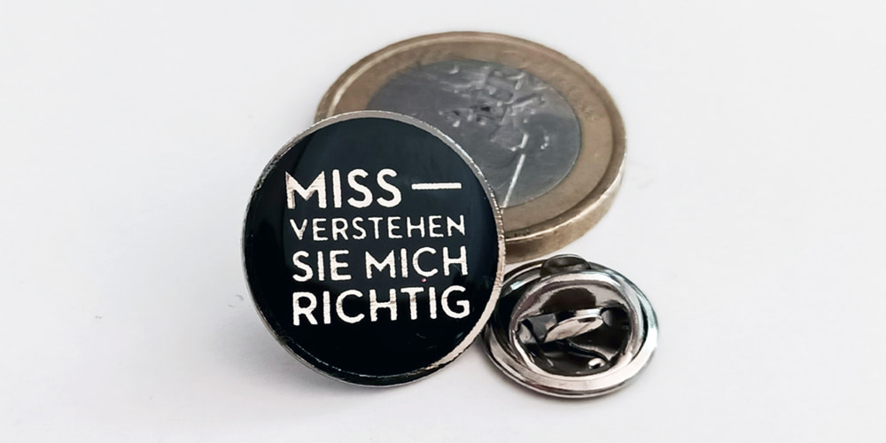 Pin Silber,