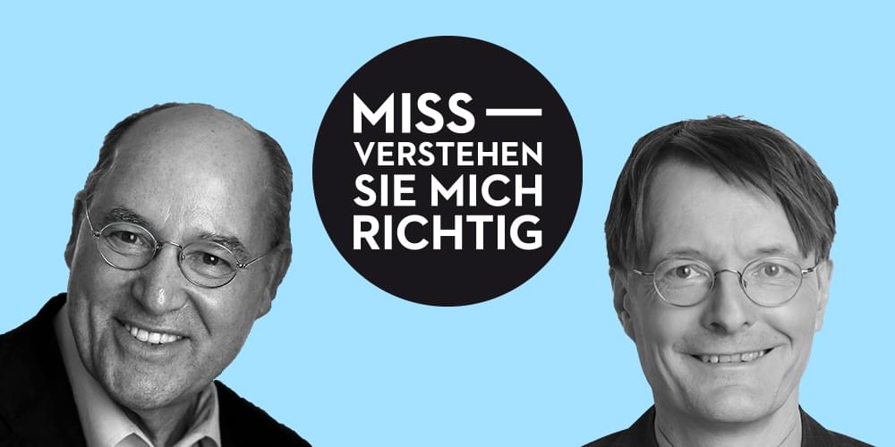 Tickets Gregor Gysi & Prof. Dr. Karl Lauterbach, MISSVERSTEHEN SIE MICH RICHTIG! in Berlin