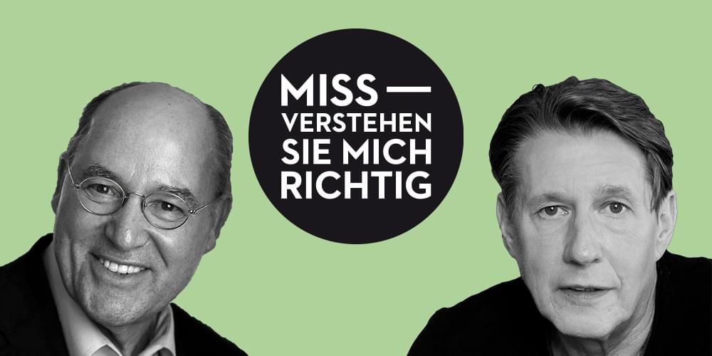 Tickets Gregor Gysi & Andreas Rebers, MISSVERSTEHEN SIE MICH RICHTIG! in Berlin