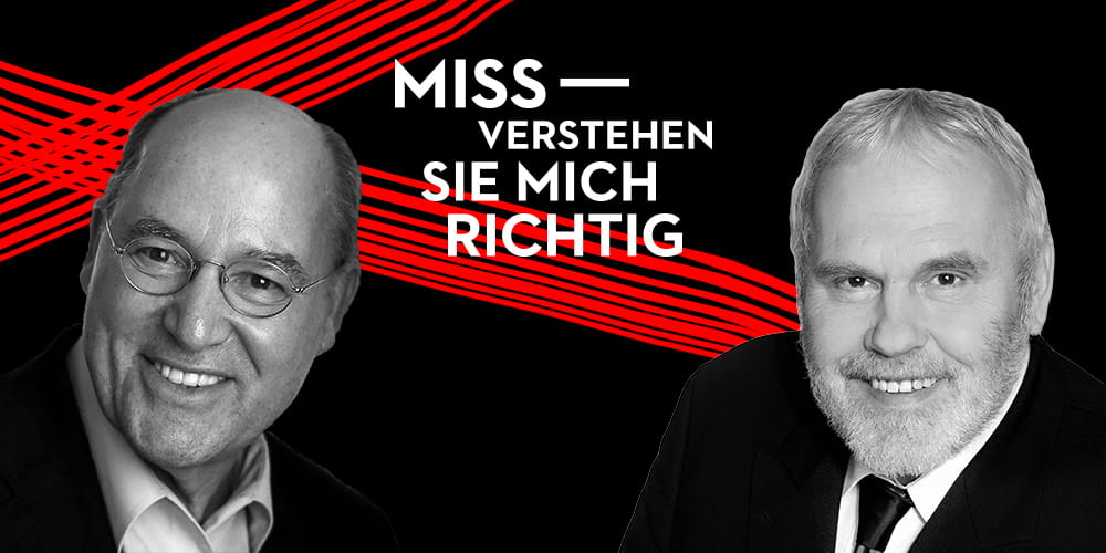 Tickets Gregor Gysi & Gunther Emmerlich, MISSVERSTEHEN SIE MICH RICHTIG! in Berlin