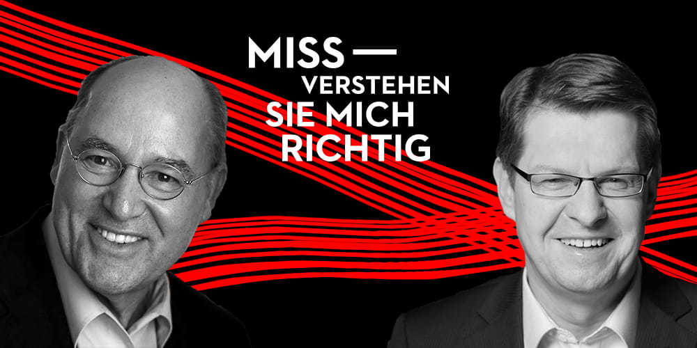 Tickets Gregor Gysi & Ralf Stegner, MISSVERSTEHEN SIE MICH RICHTIG! in Berlin