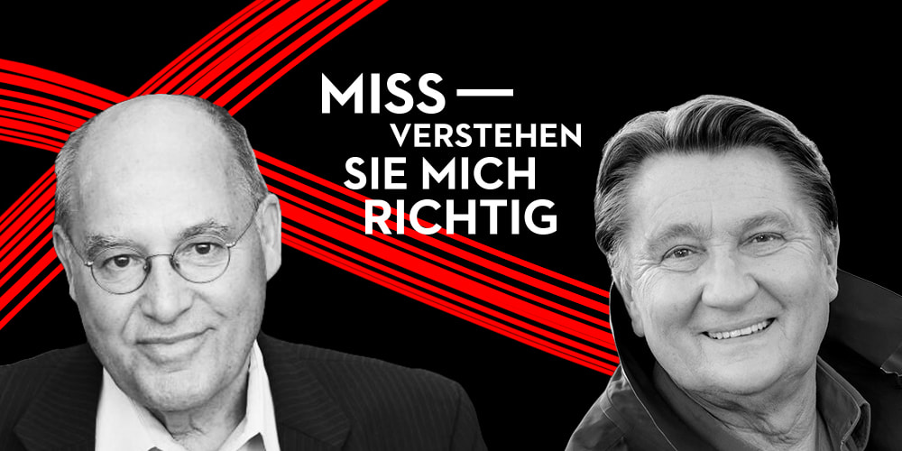 Tickets Gregor Gysi & Ulli Zelle, MISSVERSTEHEN SIE MICH RICHTIG! in Reinickendorf (nur 20 min. mit der U8 vom Alexanderplatz!)