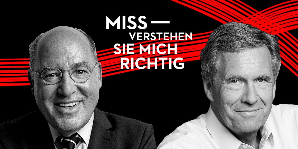 Tickets Gregor Gysi & Christian Wulff, Missverstehen Sie mich richtig in Reinickendorf (nur 20 min. mit der U8 vom Alexanderplatz!)