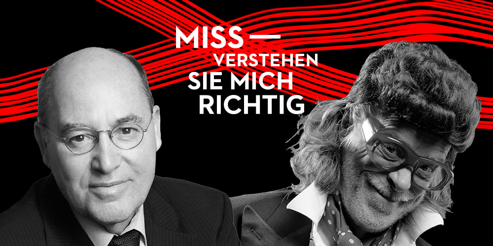 Tickets Gregor Gysi & Helge Schneider, MISSVERSTEHEN SIE MICH RICHTIG! in Berlin