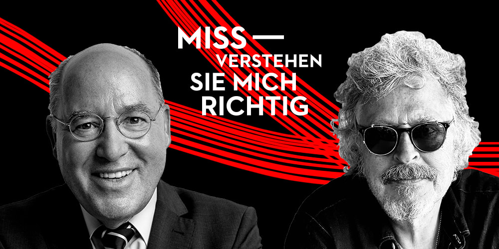 Tickets Gregor Gysi & Wolfgang Niedecken, MISSVERSTEHEN SIE MICH RICHTIG! in Berlin