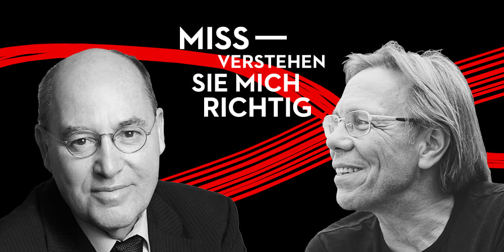 Tickets Gregor Gysi & Harald Welzer, Missverstehen Sie mich richtig in Berlin