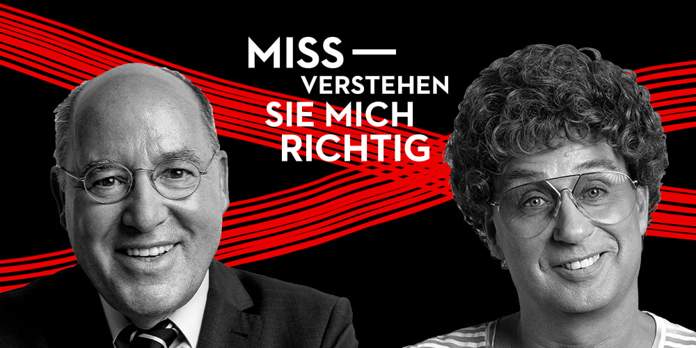 Tickets Gregor Gysi & Atze Schröder, Missverstehen Sie mich richtig in Reinickendorf (nur 20 min. mit der U8 vom Alexanderplatz!)