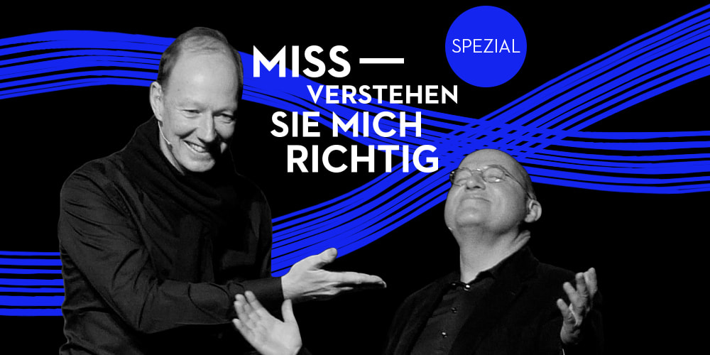 Tickets Missverstehen Sie mich richtig SPEZIAL Der Rückblick, Gregor Gysi & Martin Sonneborn in Reinickendorf (nur 20 min. mit der U8 vom Alexanderplatz!)