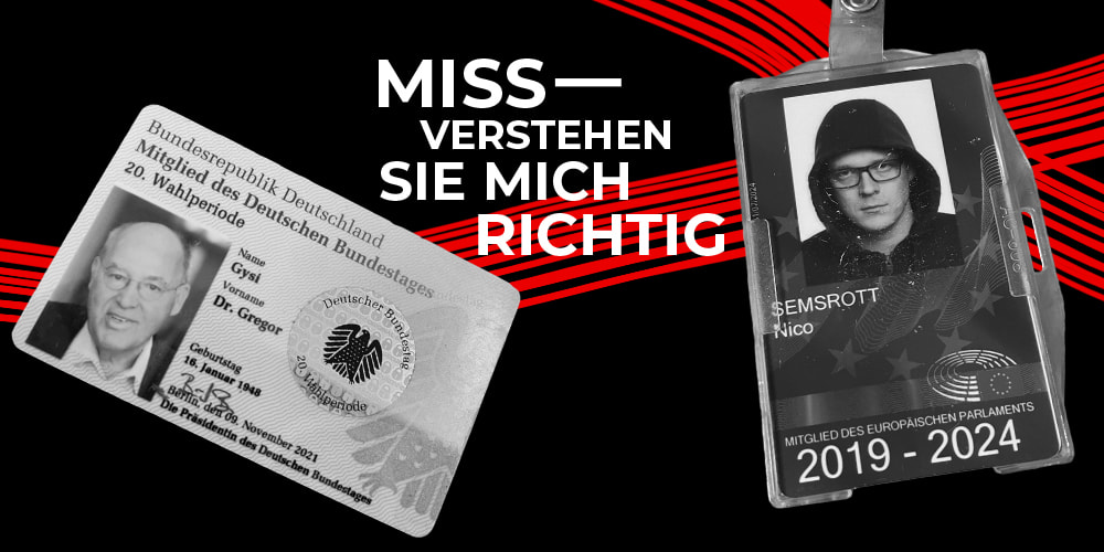 Tickets Gregor Gysi im Gespräch mit Nico Semsrott, Missverstehen Sie mich richtig in Berlin