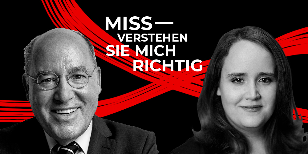 Tickets Gregor Gysi im Gespräch mit Ricarda Lang, Missverstehen Sie mich richtig in Berlin