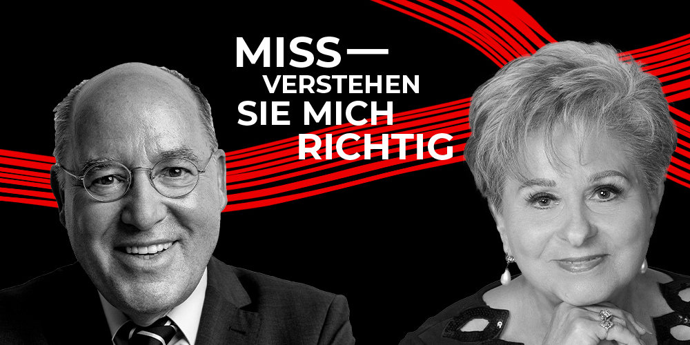 Tickets Dagmar Frederic zu Gast bei Gregor Gysi, Missverstehen Sie mich richtig in Berlin