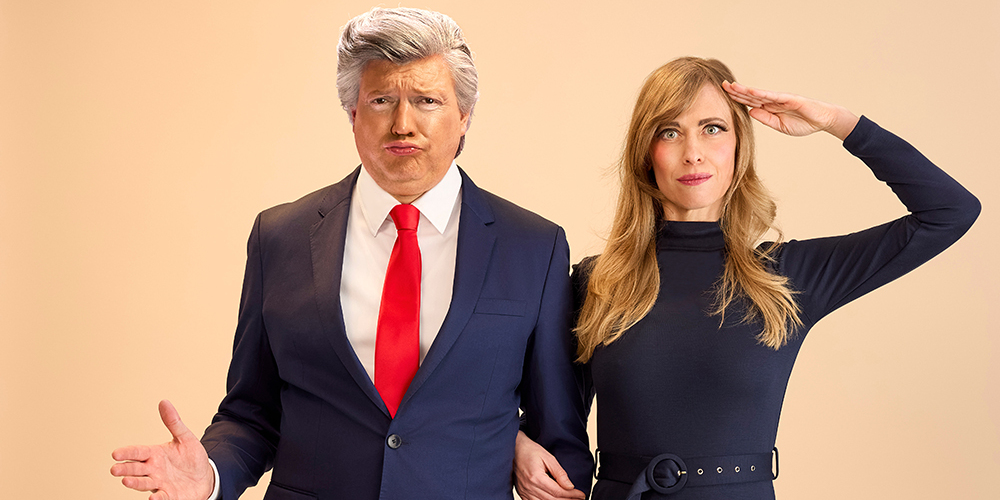 Tickets "Salon Trump" Wenn Donald heute der Toni aus der Pfalz wäre - Politisches Kabarett mit Alexis Bug und Kirstin Warnke, Gastspiel in Berlin